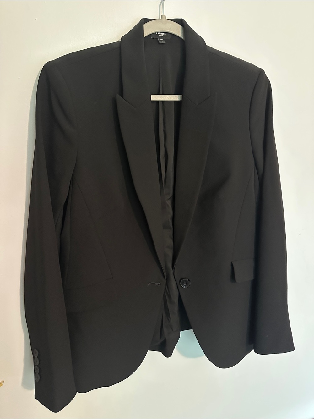 Express Black Single-Button Women’s Blazer